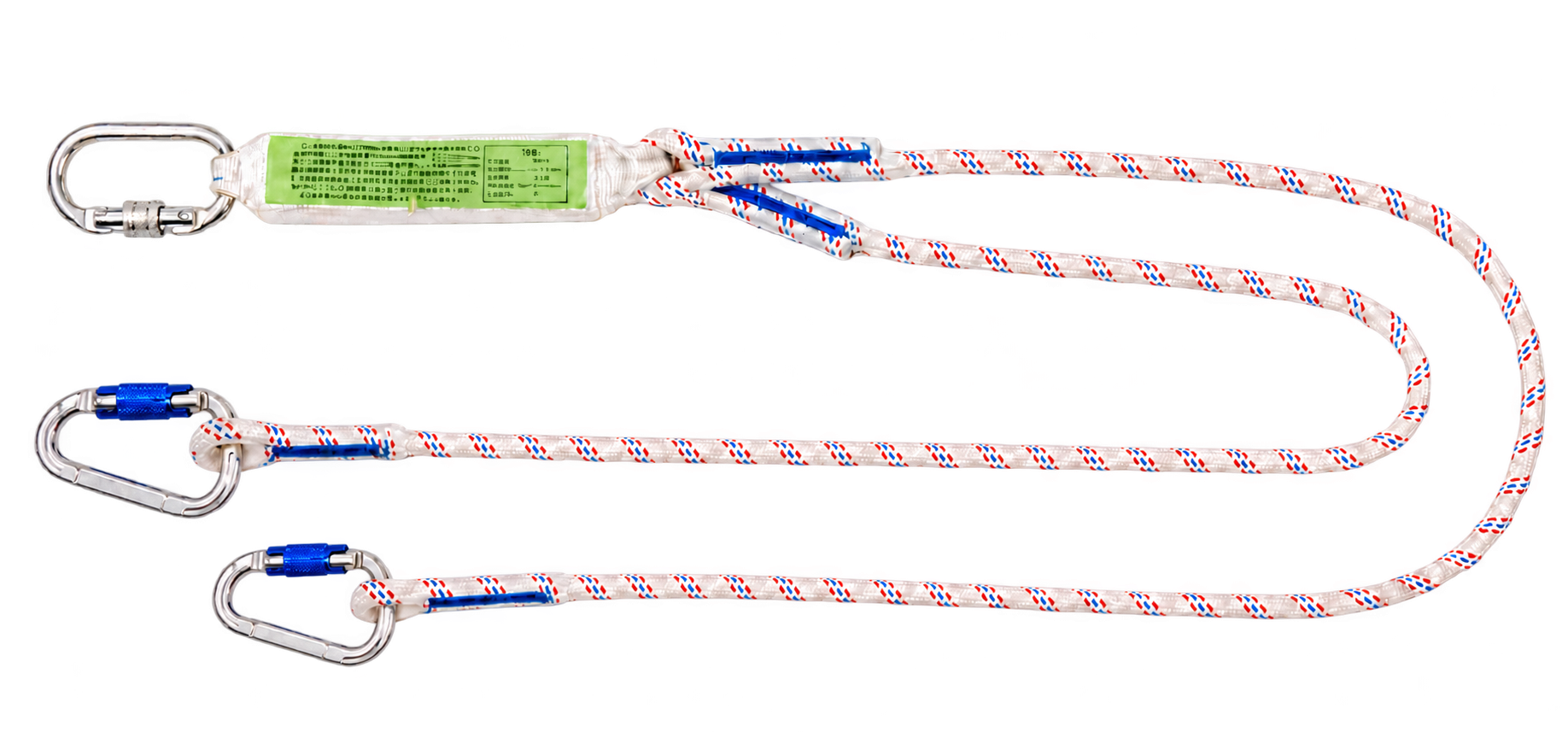 61504L Twin-Leg Small-Hook Energy-Absorbing Lanyard