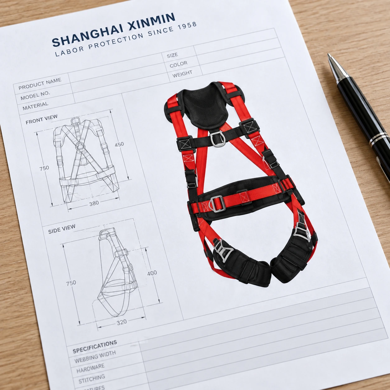 Understanding the product specification sheet